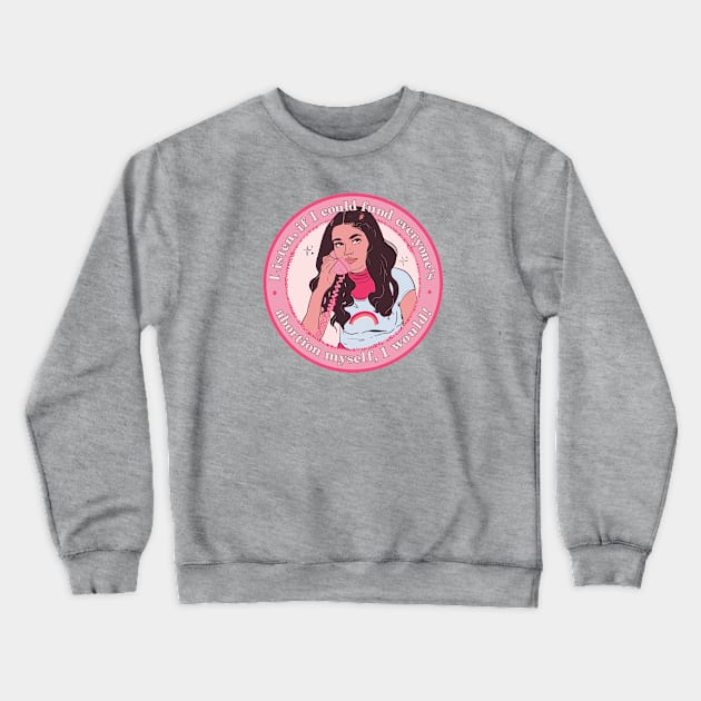 Listen, if I could Fund Everyone's Care, I would! Crewneck Sweatshirt by Liberal Jane Illustration